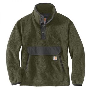 Carhartt Relaxed Fit Fleece Pullover Olive Green